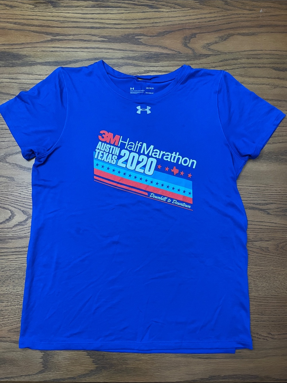 Under Armour Royal Blue 3M Austin Half Marathon 2020 Tee